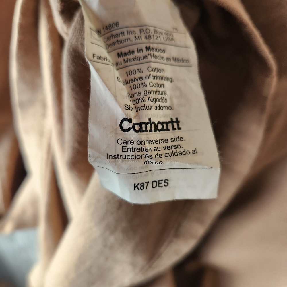 Carhartt Loose Fit Heavyweight Short-Sleeve Pocket T-Shirt K87 DES Small - Picture 6 of 6